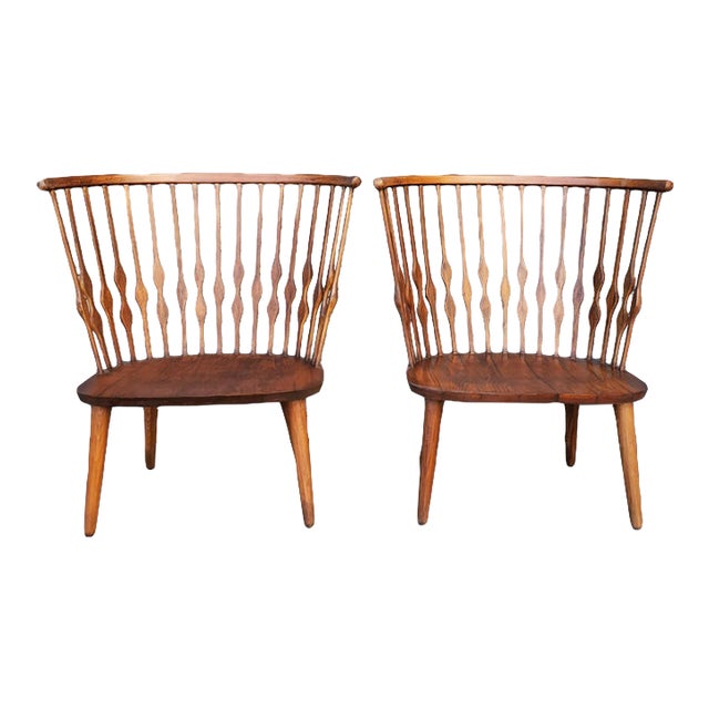 Pair of Throne Chairs For Sale