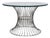 Mid 20th Century Space Age Chrome and Glass Side or Coffee Table After Platner For Sale