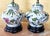 Early 21st Century Vintage Chinoiserie Porcelain Bird & Floral Table Lamps With Shades - a Pair For Sale - Image 5 of 18