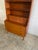 Tall Danish Modern Bookcase with Secretary Desk by Johannes Sorth. Tambour door and drawers. Adjustable shelves.