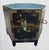 Monumental Vintage Chinoiserie Hexagon Asian Black Lacquered Ming Mother of Pearl Pagoda Planter Pot For Sale - Image 9 of 9