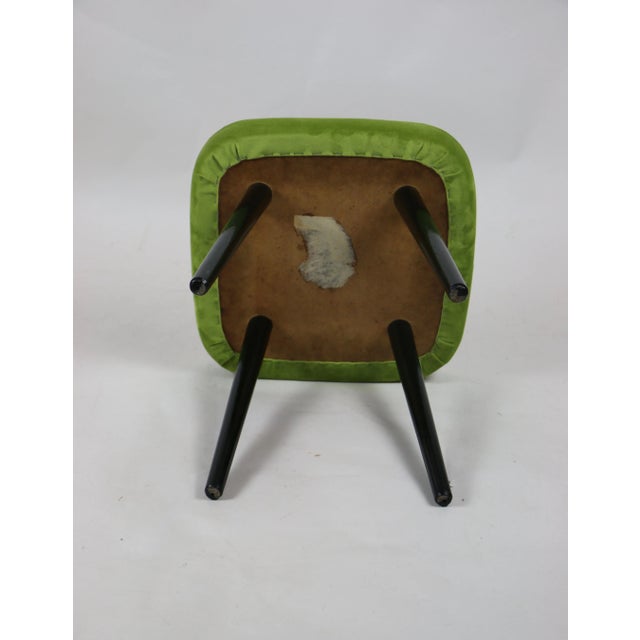 1970s Vintage Green Stool, 1970s For Sale - Image 5 of 6