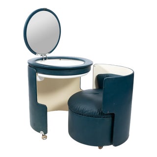 1960s Dilly Dally Vanity with Seat - 2 Pieces For Sale