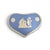Late 20th Century Wedgwood Blue Jasperware Heart Box, Dish and Vase - 3 Pieces For Sale In San Francisco - Image 6 of 18