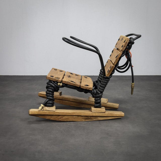Modern Hosepipe Rocking Chair by Sander Bokkinga for Bok, Netherlands, 2020s For Sale - Image 3 of 9