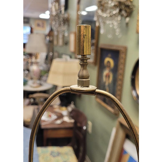 Mediterranean 1950s Crystal Glass Column Lamps - a Pair For Sale - Image 3 of 9
