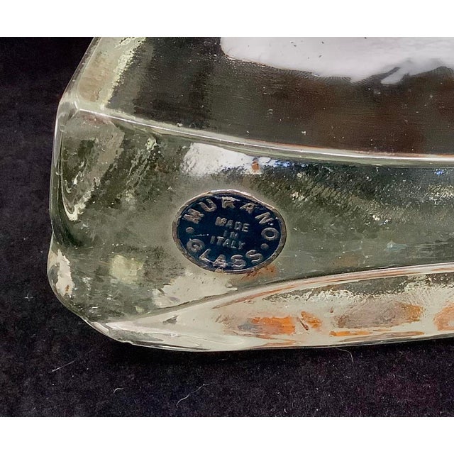 Vintage Murano Italy Glass Bookends - a Pair For Sale - Image 11 of 11
