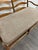 Vintage Country French Double Seat Ladder Back Rush Seat Bench Loveseat Settee For Sale - Image 14 of 16