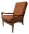 Mid 20th Century Rust Colored Danish-Style Lounge Chair For Sale