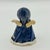 Vintage 1950s Goebel West Germany Petite Angel With Lantern Figurine – Blue Coat Holiday Cherub For Sale - Image 4 of 10