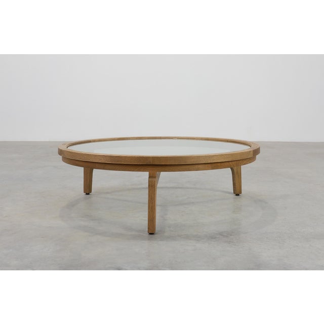 Modern Table in Ceder Wood and Glass, Italy, Late 20th Century For Sale - Image 6 of 13
