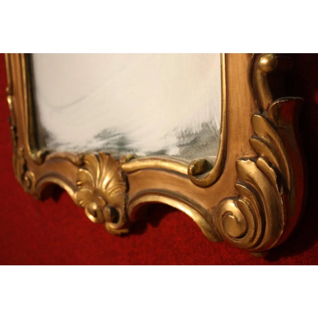 Italian Gilded Mirror, 1950s For Sale - Image 3 of 13