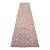 1960s Turkish Hand-Knotted Muted Runner Rug Low Pile Hallway Decor 3x12 Ft Approx For Sale