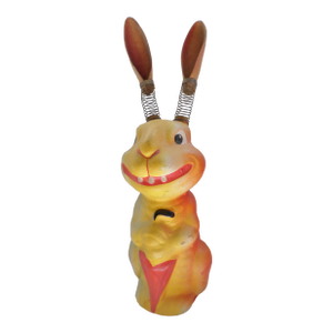 Antique Rare Palmer Cox Brownie Paper Mache Halloween Rabbit Candy Container