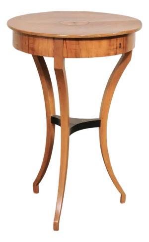Italian Round Side Table W/Inlays, 19th C.