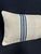 Turkish Hemp Pillow Cushion Natural Beige Blue Cushion Cover 14"x45" #18008 Enhance your home decor with our Kilim Pillow...