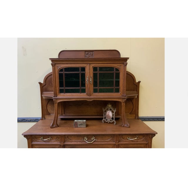 Antique Art Nouveau Buffet, 1900s For Sale - Image 10 of 13