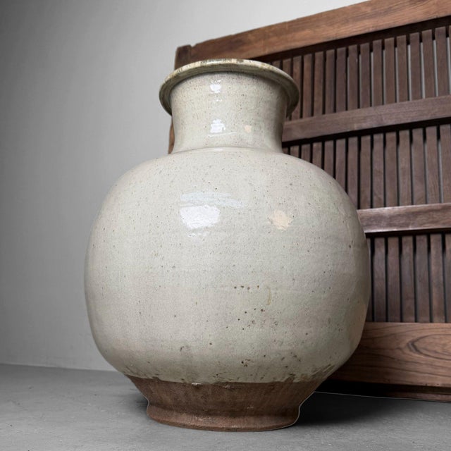 Large Japanese Tsubo Storage Jar in Stoneware, 1950s For Sale - Image 13 of 13