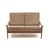 Wood Vintage Danish Teak 2-Seater Sofa, 1960s For Sale - Image 7 of 7