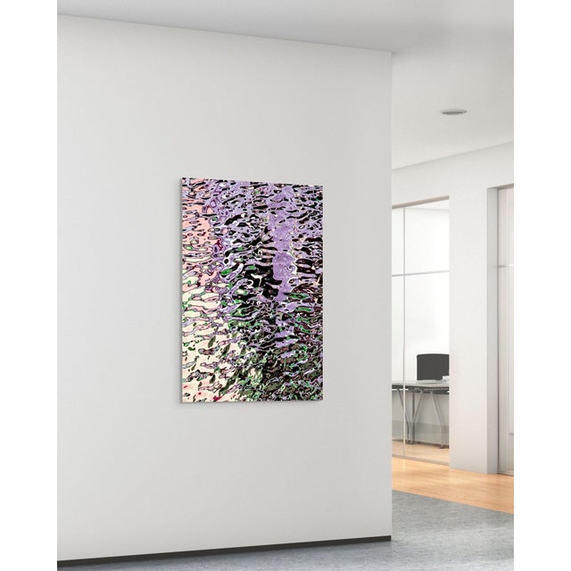 Contemporary Echo Violet by Johann Besse – Limited Edition Abstract Photography | Framed Fine Art Print, Ready to Hang For Sale - Image 3 of 5