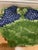 Rustic European Italian Hand Painted Grape Leaf Decorative Bowl 2343/32 For Sale - Image 3 of 5
