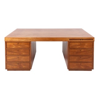 Large Danish Modern Executive Desk from C.B. Hansens Etabl., 1960s For Sale