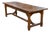 Large Elm Farmhouse Table, 1950s For Sale