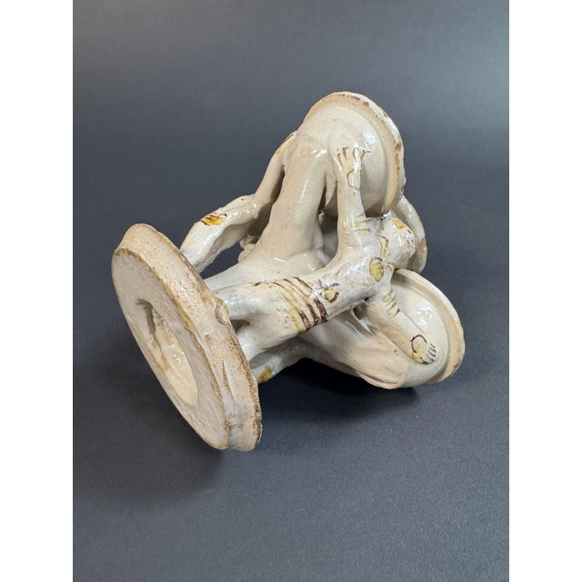 Laertina Majolica Salt Cellar, 1700s For Sale - Image 4 of 16