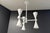 White Organic Modern Plaster of Paris Geometric Chandelier, Villette Chandelier For Sale - Image 8 of 13