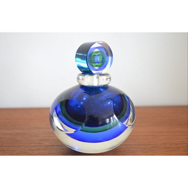 Perfume Flacon in Murano Glass from Michele Onesto, 1980s For Sale - Image 4 of 14
