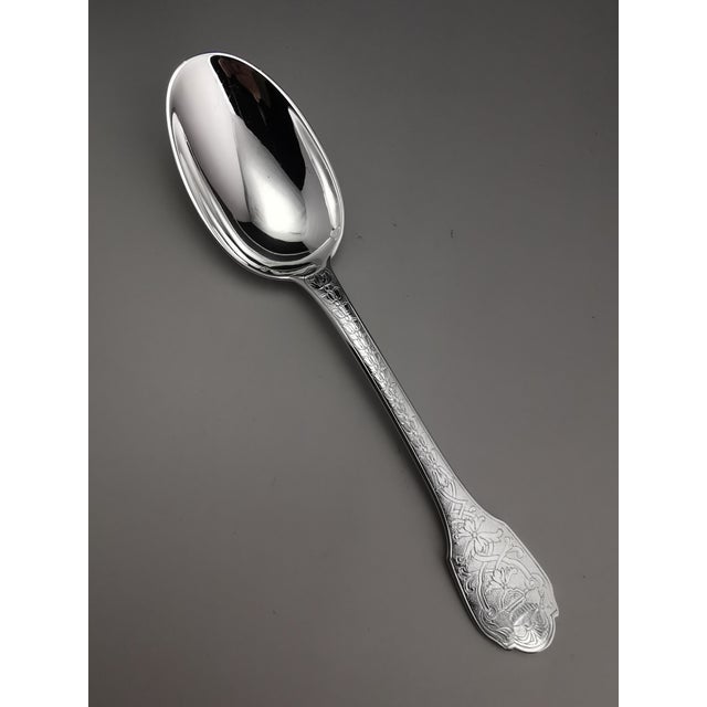 Soubise Silver Minerva Dinner Service from Puiforcat, 1890s, Set of 18 For Sale - Image 12 of 18