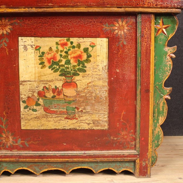 Large 20th Century Lacquered Oriental Furniture Sideboard, 1960s For Sale - Image 9 of 13