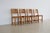 1970s Vintage Dining Chairs in Pine, 1970s, Set of 4 For Sale - Image 5 of 8