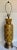 Mustard 1960s Mid-Century Modern Ceramic Glazed Pottery Lamp For Sale - Image 8 of 9