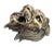 Metal Antique Brass Finish Metal Lion Head Wall Sculptures For Sale - Image 7 of 9