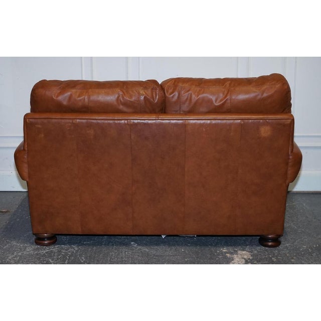 Vintage Tetrad Cordoba 2-Seater Sofa in Tan Leather from John Lewis For Sale - Image 12 of 15