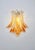 Italian Amber Murano Glass Felci Wall Sconces, 1990s, Set of 2 For Sale - Image 11 of 16