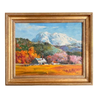 Original Impressionist Landscape Oil Painting For Sale