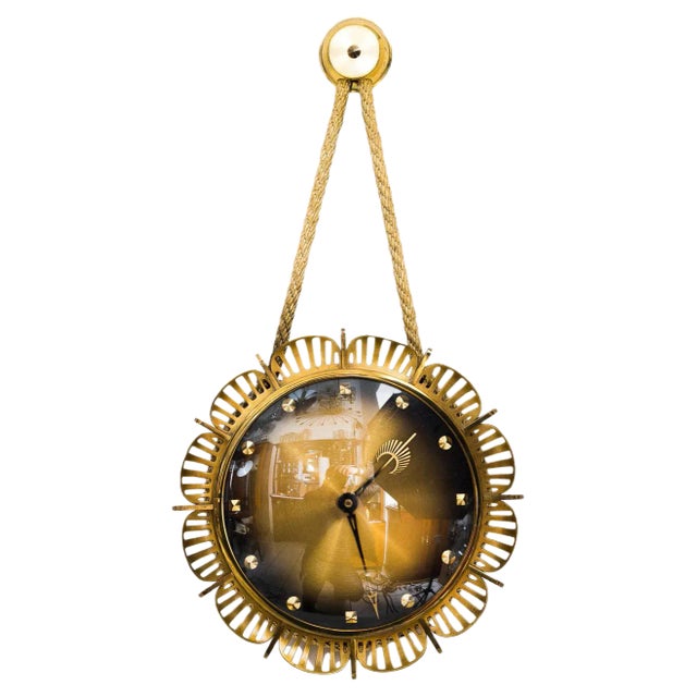 German Atlanta Wall Clock, 1960s For Sale