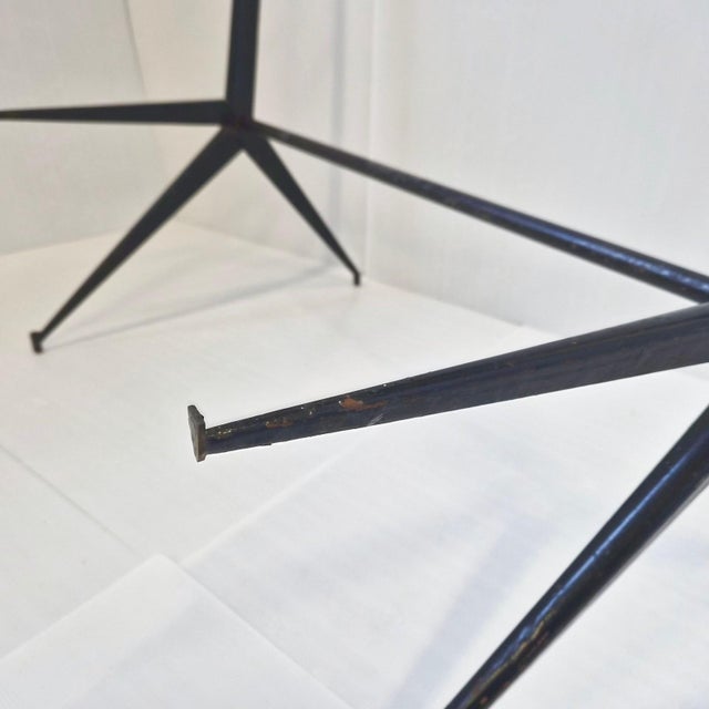 Vintage Shelf with Compass Legs by Jean Prouvé and Maurice Novarina, 1950s For Sale - Image 6 of 10