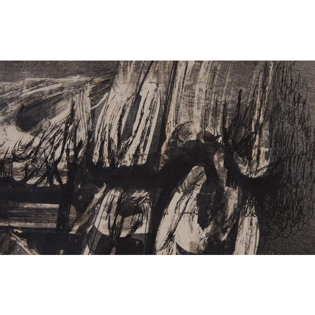 Abstract “Nightwind” Abstract Ink Drawing by Syd Solomon For Sale - Image 3 of 11