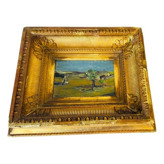 Jean Claude Bédard, Countryside, 1952, Original Oil Painting, Framed For Sale