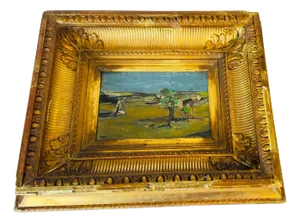 Jean Claude Bédard, Countryside, 1952, Original Oil Painting, Framed