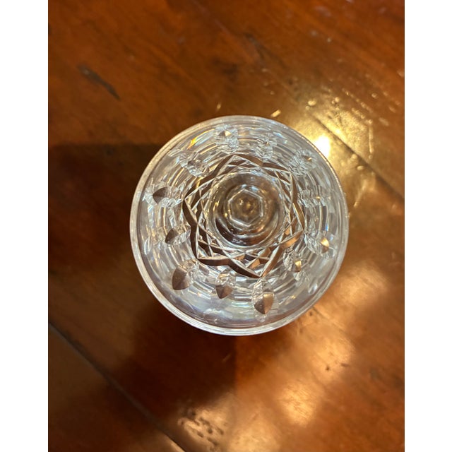 This is a beautiful set of crystal cordial/liqueur glasses. They are unmarked, but very closely match the Lismore pattern...