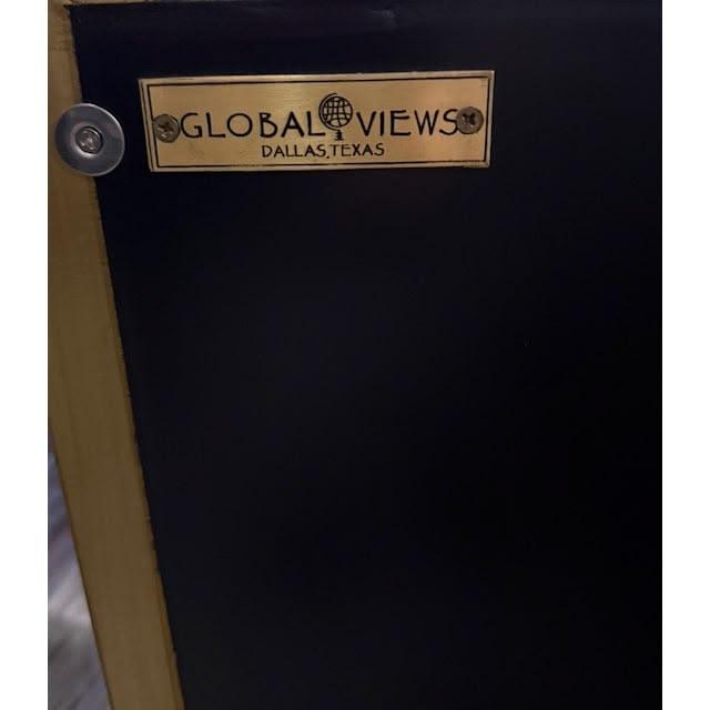 2020s Global Views Triangle Cabinet-Brass For Sale - Image 5 of 12
