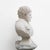 Ivory White Bust of a Roman Emperor, 20th Century, Marble For Sale - Image 8 of 10