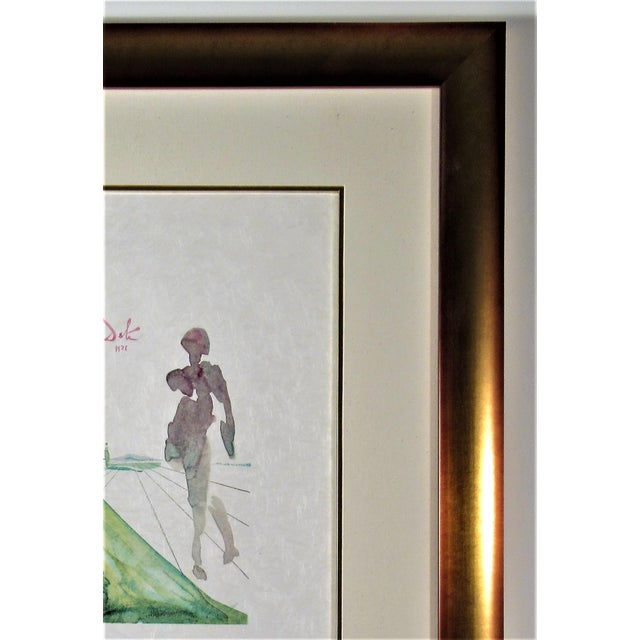Salvador Dalí­ "La Deese De Cythere" From The Suite "L'Art D'Aimer D'Ovide" 1976 Reproduction Print For Sale In San Francisco - Image 6 of 6