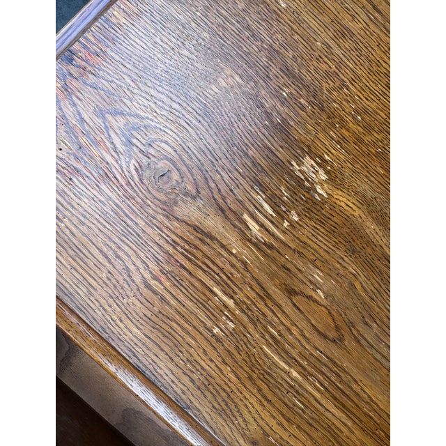 Vintage Drexel Heritage "South of France" Provincial Oak Accent Cabinet For Sale - Image 15 of 16