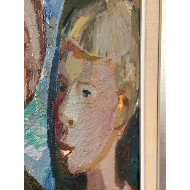 Bertil Wahlberg, Three Boys, 1960s, Oil on Panel For Sale - Image 7 of 11