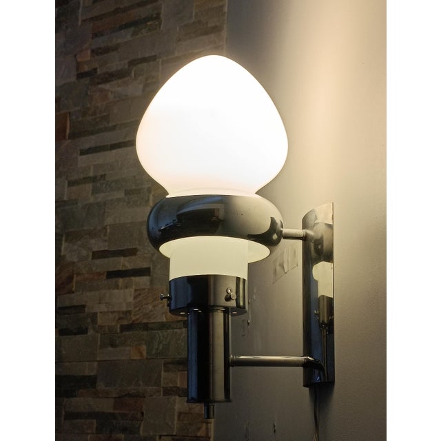 Vintage Space Age Wall Sconce, 1970s For Sale - Image 6 of 7